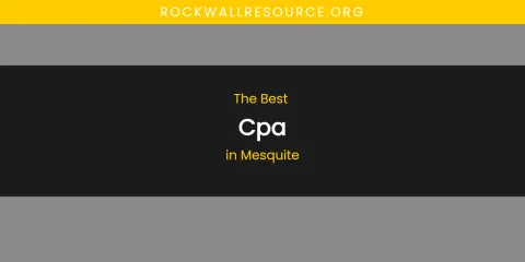 Mesquite's Best CPA